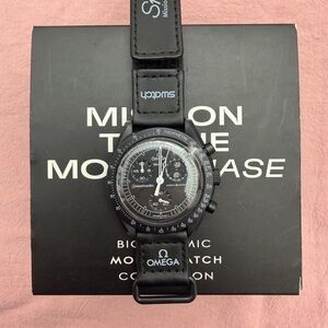 Swatch X Omega Bioceramic Moonswatch Mission To The Moonphase - New Moon Watch